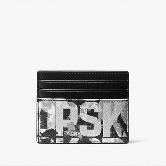 Michael Kors Accessories - MK Michael Kors Cooper Graphic Logo Tall Card Case